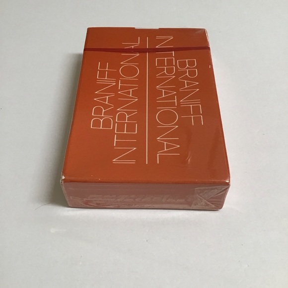 Braniff International Airlines Playing Cards Deck Aviation NEW SEALED Vintage - Picture 4 of 5